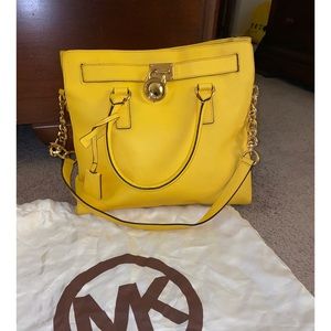 Michael Kors Large Yellow Hamilton